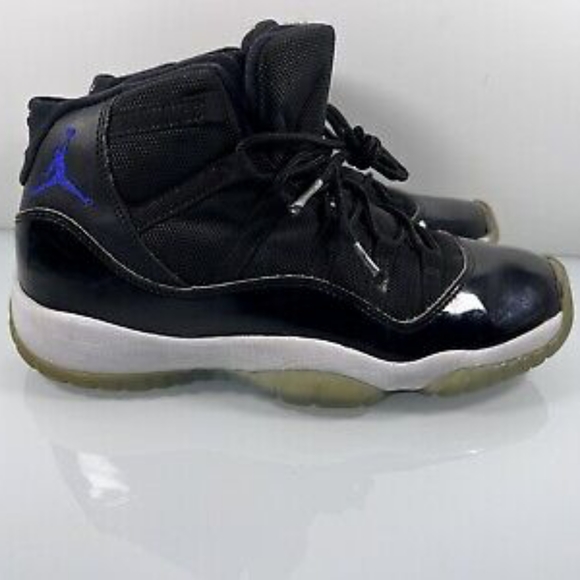 AIR JORDAN 11 XI GS BG Retro Jubilee Space Jam Sneakers EUC - Picture 13 of 16
